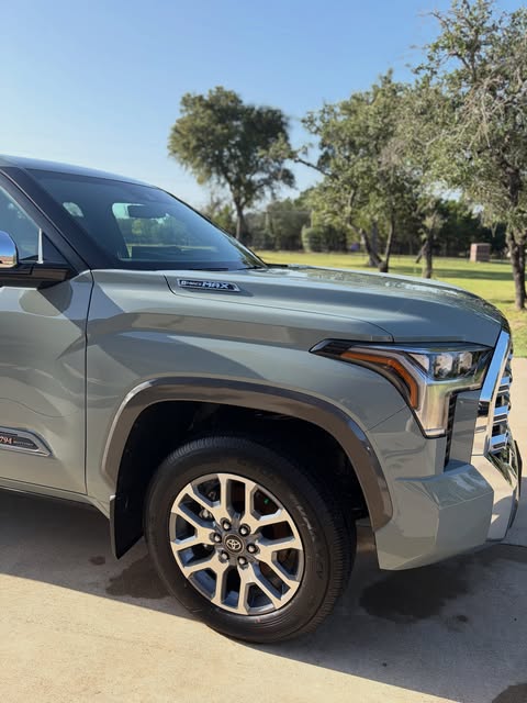 Toyota Tundra after an exterior detail